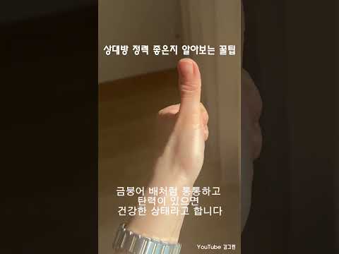 상대방 정력 좋은지 알아보는 꿀팁