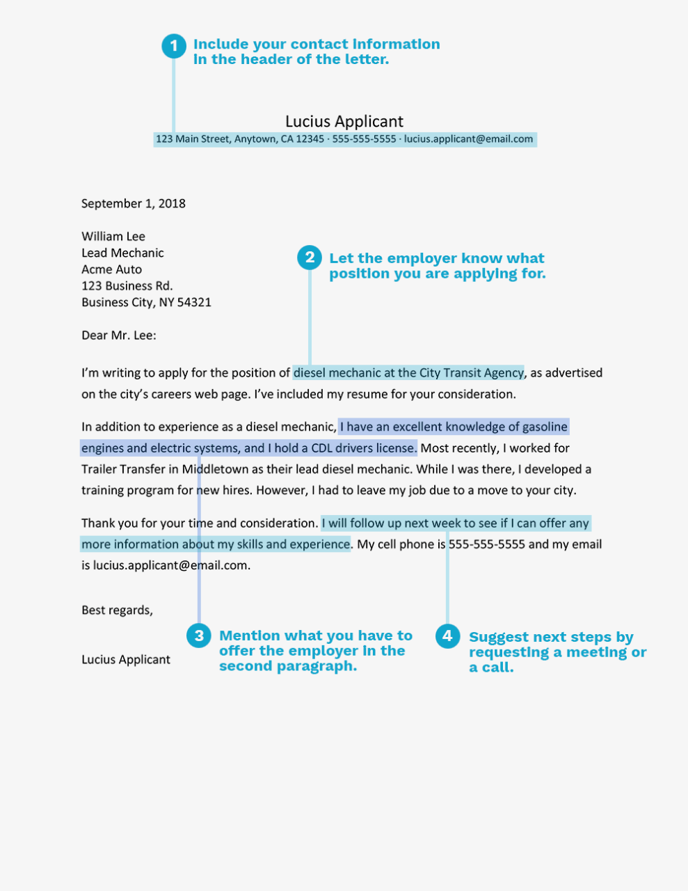 How To Structure A Cover Letter