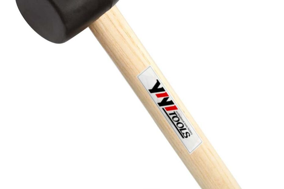 Yiyitools Yy-2-005 Rubber Mallet Hammer With Wood Handle–8-Oz, Black -  Amazon.Com