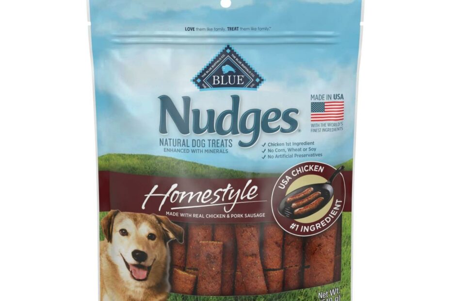 Amazon.Com : Blue Buffalo Nudges Homestyle Natural Dog Treats, Chicken And  Pork, 18Oz Bag : Pet Supplies