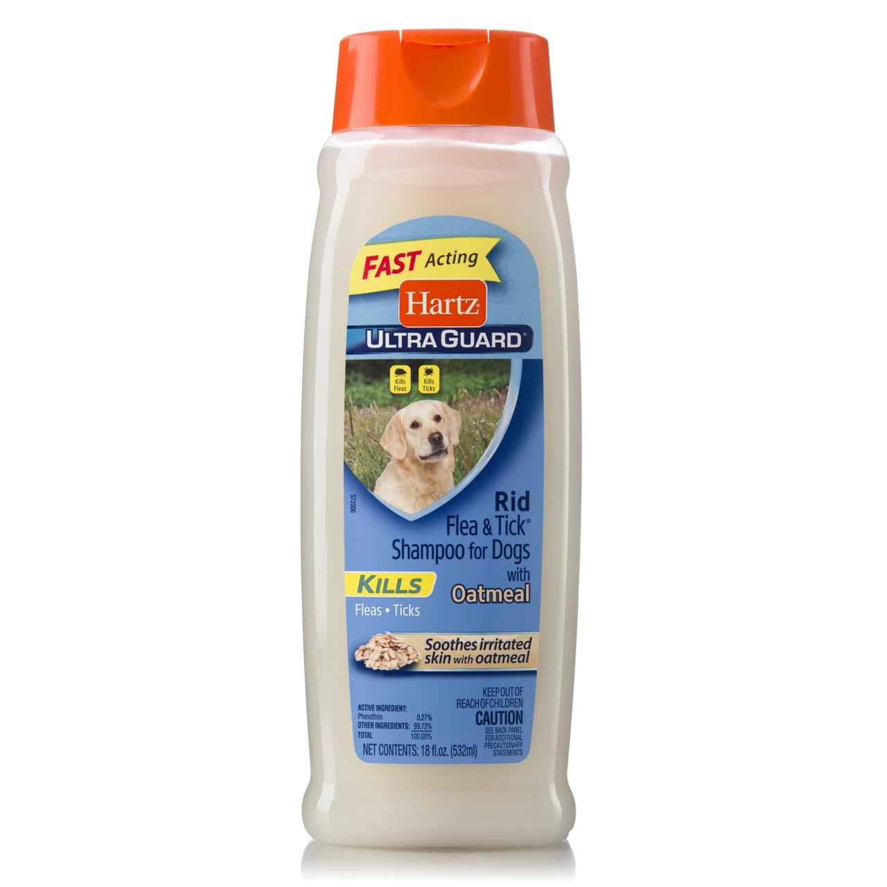 Hartz Ultraguard Rid Flea And Tick Oatmeal Shampoo For Dogs, 18Oz -  Walmart.Com