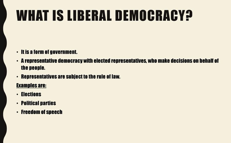 Is Liberal Democracy The Best Means Of Promoting Our Interests? - Ppt  Download