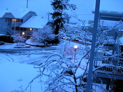 First Major Snowfall Hits Coeur D'Alene, Idaho - 11/18/11 - Youtube