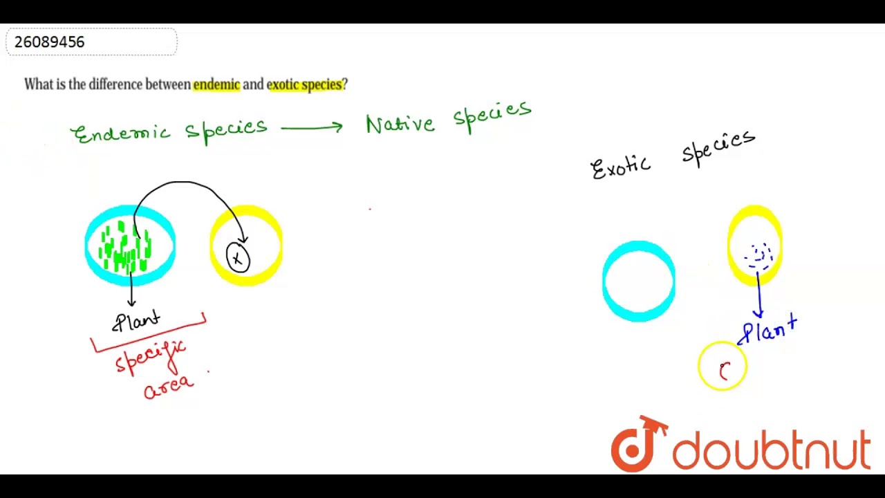 What Is The Difference Between Endemic And Exotic Species ? - Youtube