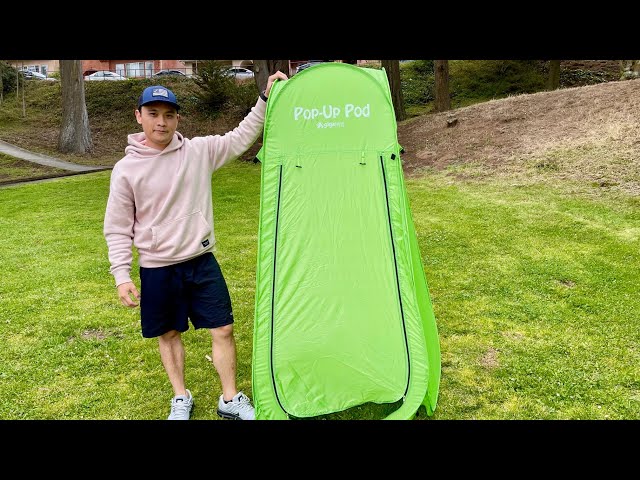 Easy Trick To Fold Up Pop Up Pod By Gigatent - Youtube