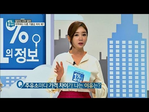 한국의 비싼 기름값! 지역마다 가격이 다른 이유는 뭐죠~? ㅇ_ㅇ 1%의 정보 11회