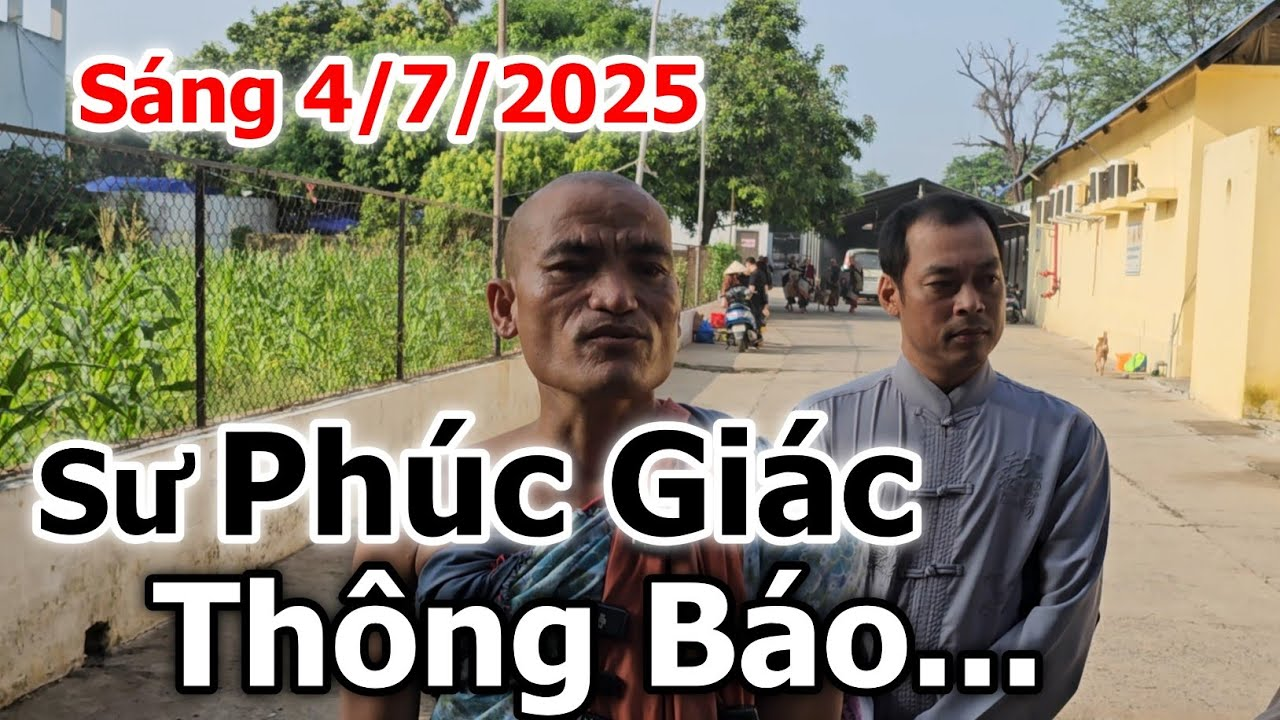 Sư Phúc Giác thông báo có một sư bị liệt tay khi ngủ đứng..v.v!